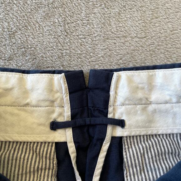 J Lindeberg Shorts Mens 32 Blue Linen Blend Golf Activewear Casual Classic - Picture 7 of 9